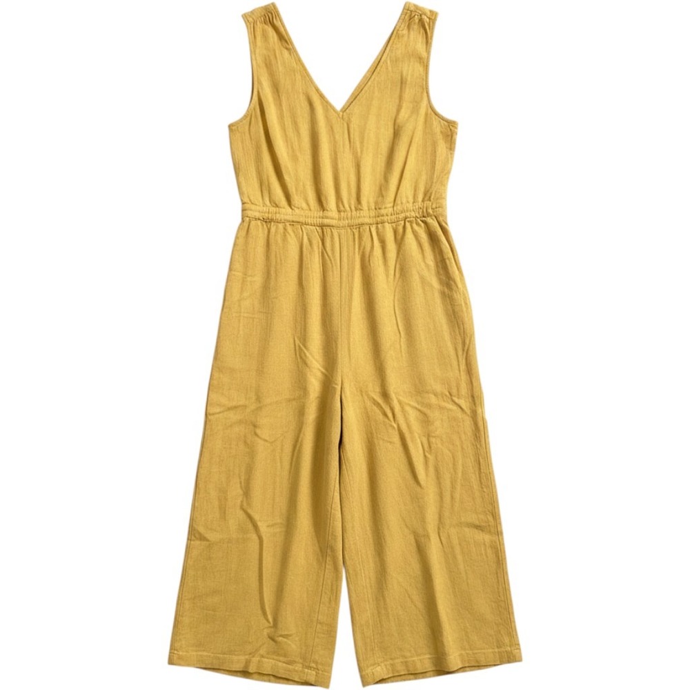 Lush Marigold  Mustard M Jumpsuit  100% Cotton Very Anthropologie-esque Bohemian